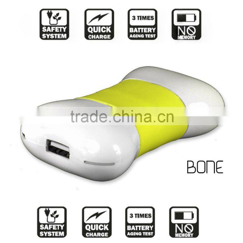 8000mah mini cartoon power bank bone shaped