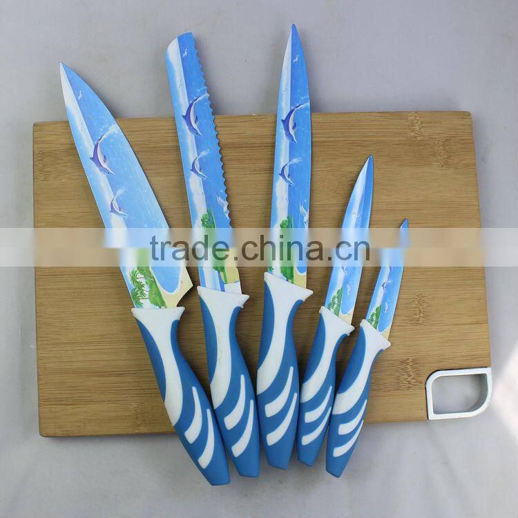 Hot selling Printing kitchen knife