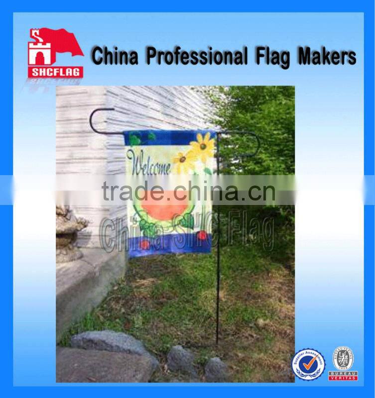 100% polyester wholesale garden flag