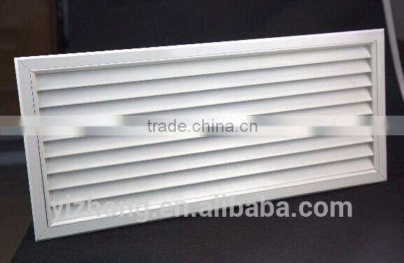 Aluminum extrusion profile for air grille