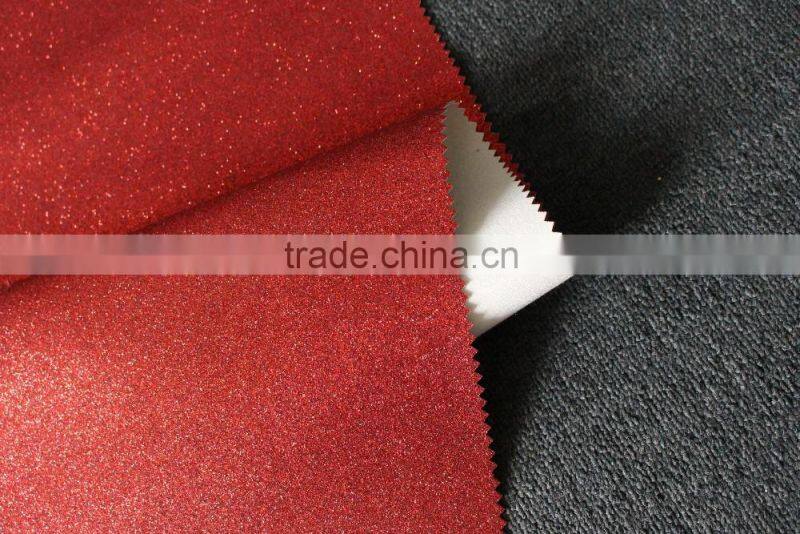 Creative Design fine glitter fabric leather sheet