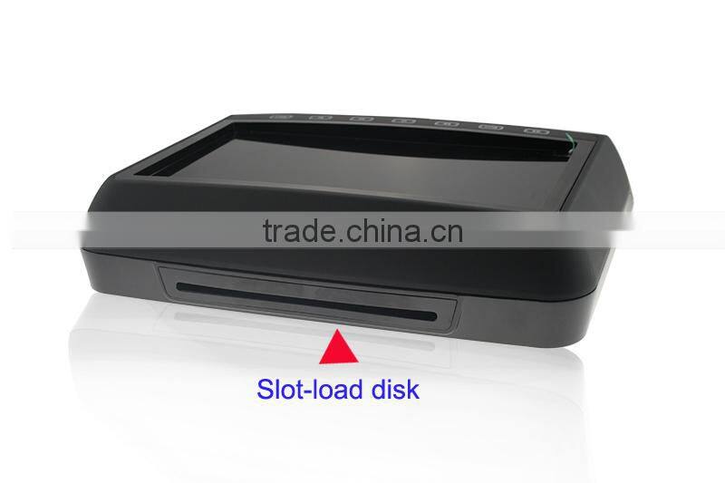 9" digital headrest DVD player without pillow