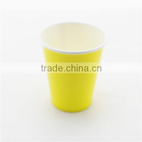 Disposable Solid Blue Drinking Paper Cups for Wedding Usage