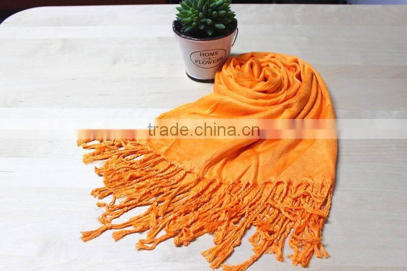 Fashionable satin printed pure color long scarf pashmina scarf make your own scarf
