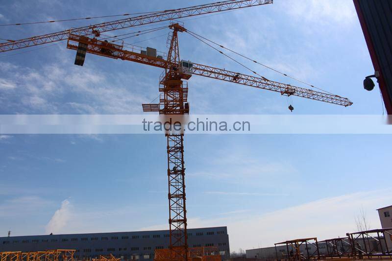 Factory sale 6T tower Crane luffing jib tower crane