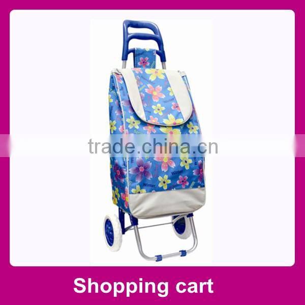 Folding shopping trolley, shopping trolley cart, travel luggage cart