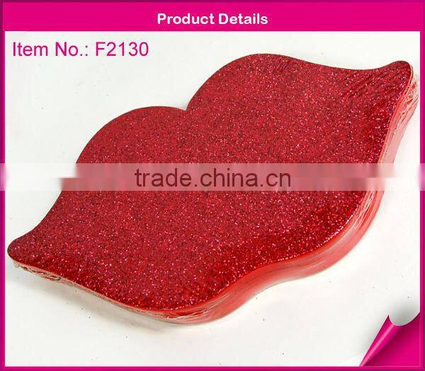 CRAFT FOAM SHAPE STACKS -EVA glitter sheet-Lips