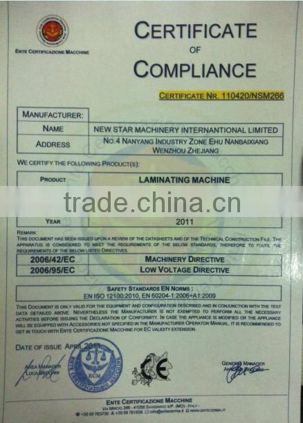 YFMC-520D/720D/920D Manual Roll To Roll Film Laminating Machine With CE Standard