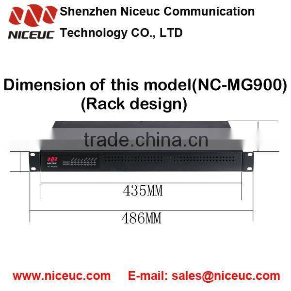 8 ports E1 Media Gateway with SIP 2.0
