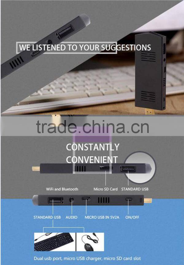 Meegopad T02 Smart Mini PC Windows 8 TV Box 2GB Ram/32G Rom Intel Atom Z3735F 2 Etherner Mini PC Server HD Graphic GPU 1.33GHZ