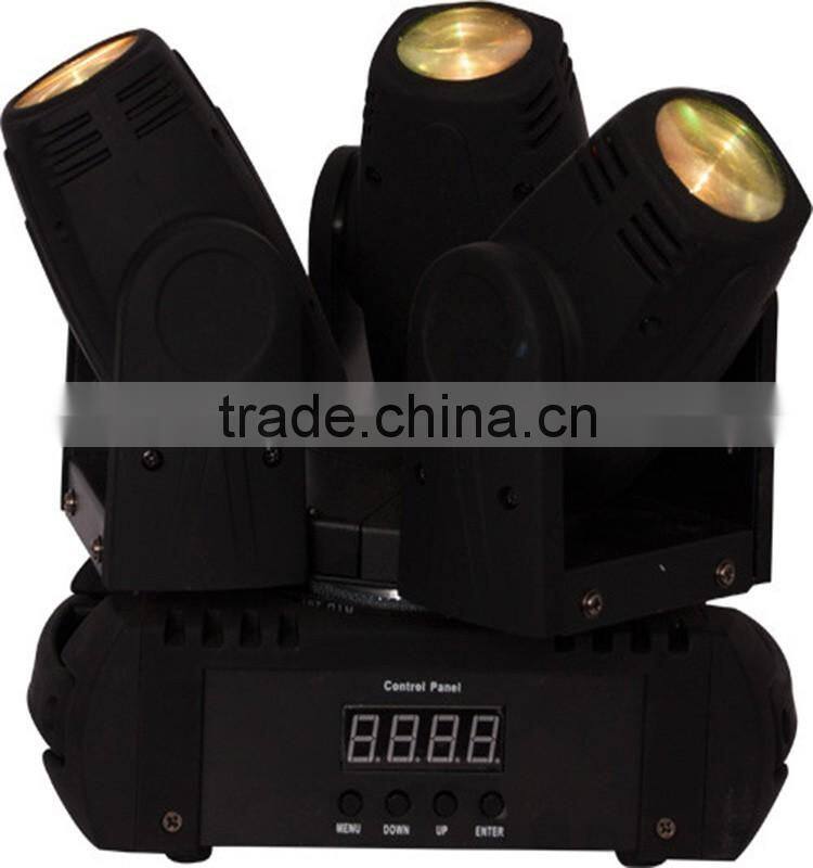 3*10W Beam LED Mini Moving Head Light 3 heads beam stage light