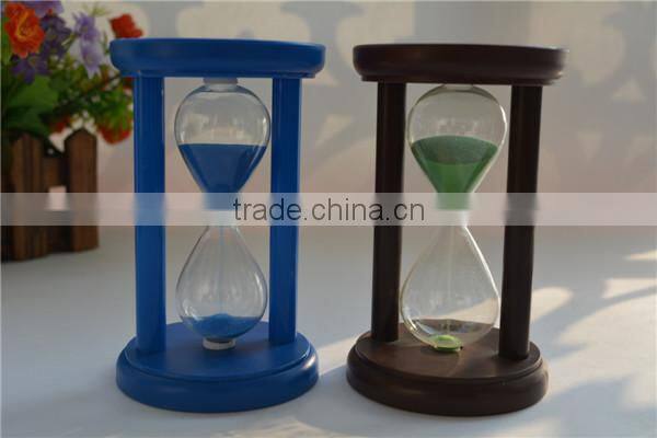 Hourglass with toothbrush holder for dentist giveaway/promotion gift