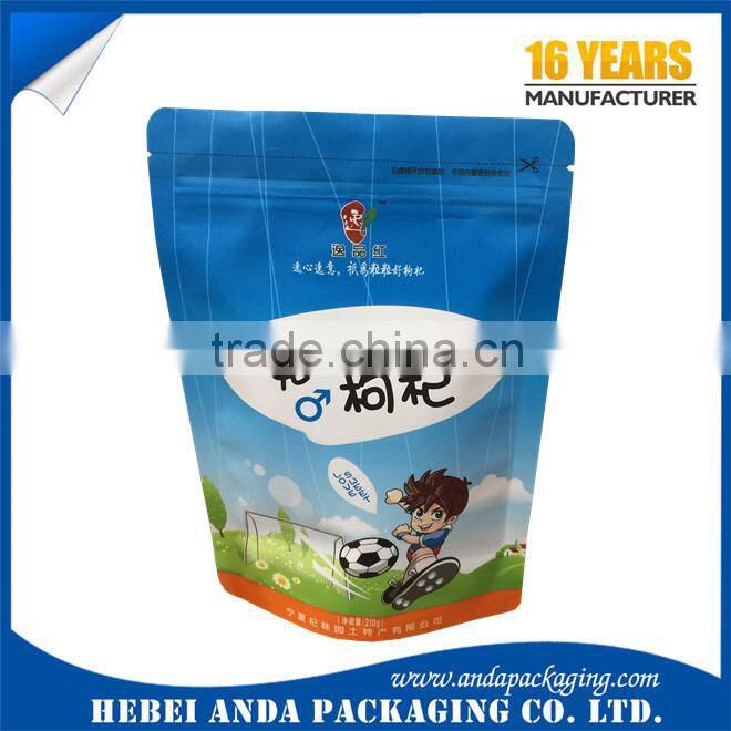 food packaging opp laminated pouch snack packing plastic bag custom printing opp laminated bag