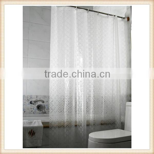 Decorative 3d picture waterproof shower curtain
