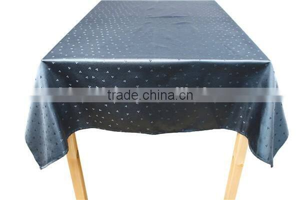 Hot Sale 100% Polyester New Design Jacquard Banquet Tablecloth