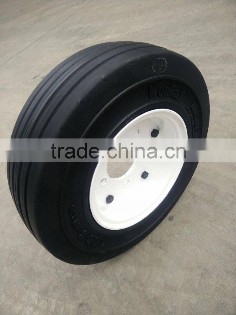 airport cargo carts tires 4.00-8 3.75 with long lasting rubber compound