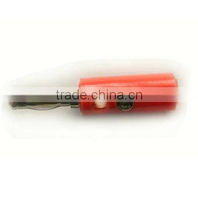 nakamichi banana plug to spade with sleeve