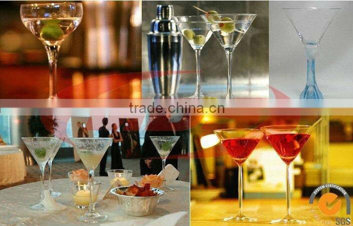 Handmade Blue Cocktail Glass Names in China