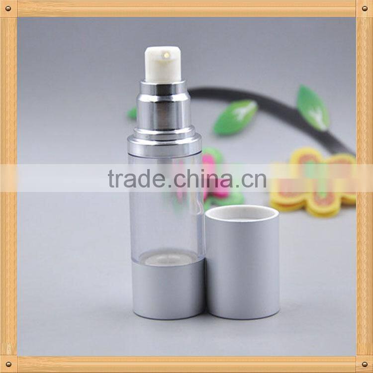cheap 15.30.50ml airless glass bottle luxury bottle