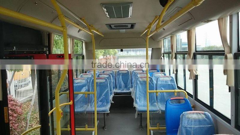 Best price 7.3m 27 seats City bus with FAW engine for sale