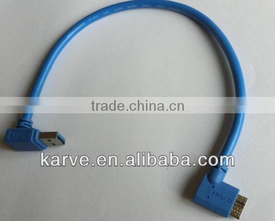 high-speed & factory-manufactured USB AM to micro angled 3.0 cable