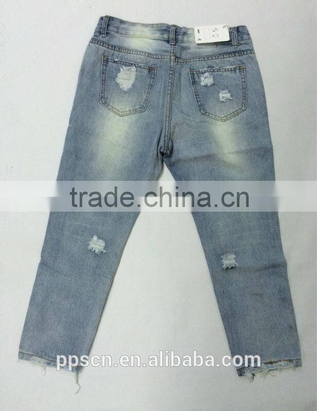 HIGH-QUALITY CARTOON PATTERN JEANS WOMEN