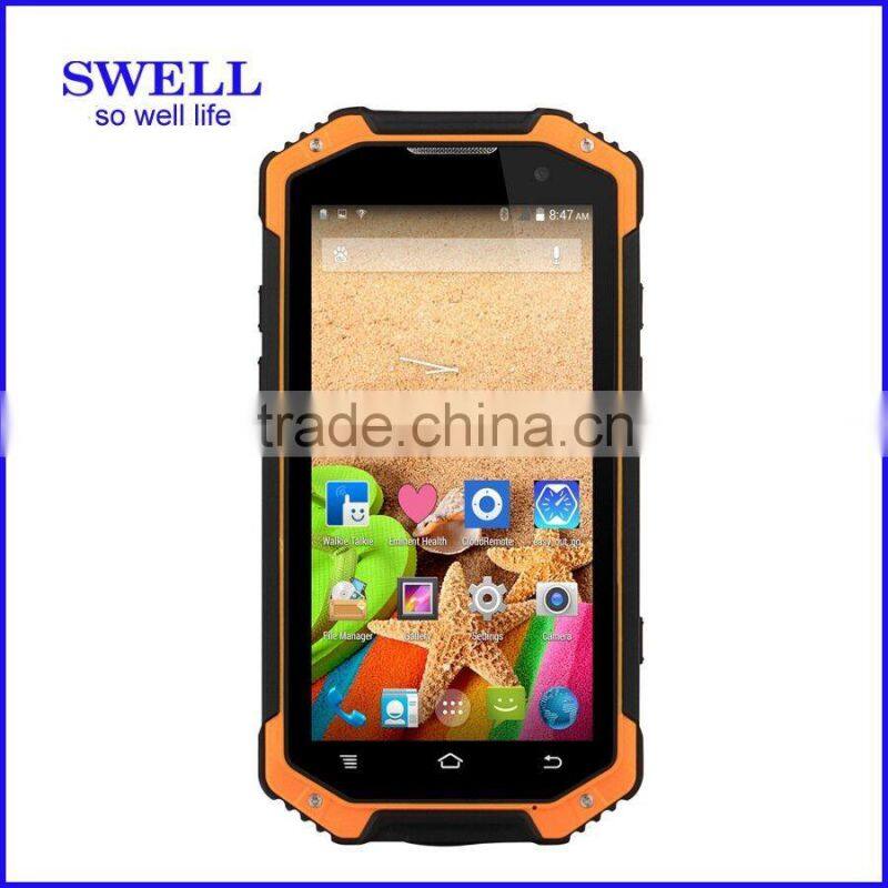 ip68 waterproof handheld terminal android 4.4 octa core transportation terminal 4.7inch NFC walkie talkie remote contral F19