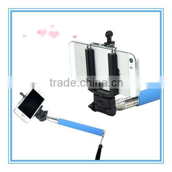 Portable Handheld Self-Timer Monopod for Camera & Phone Telescopic Extendible Selfprotrait Stand Holder for Iphone / Samsung