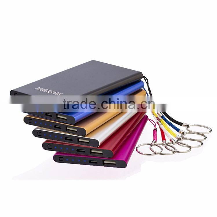 Top quality external mobile phone charger station ce rohs backup battery power bank 4000mah