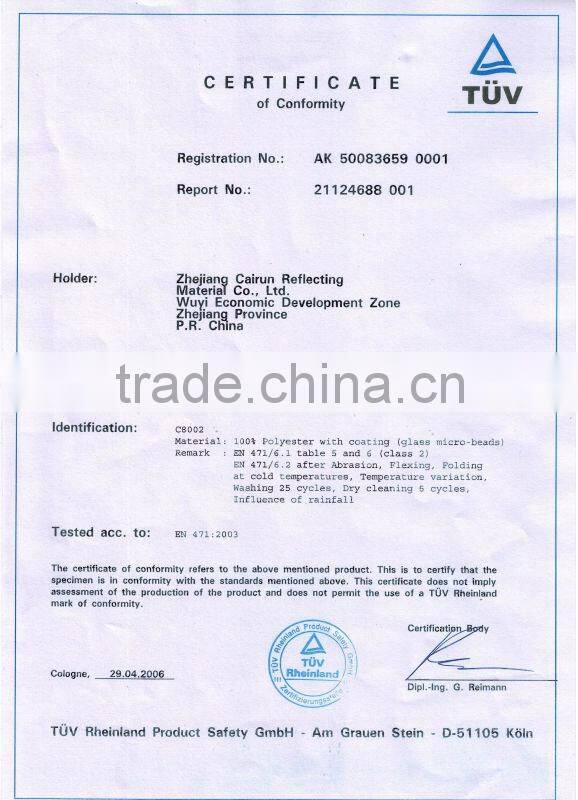 High Reflective strap (T/C)