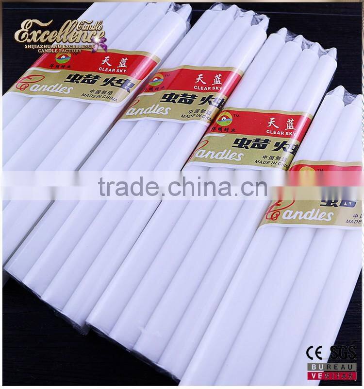 2016 the most popular hotsale flameless wholesale white candle house use with cheap price