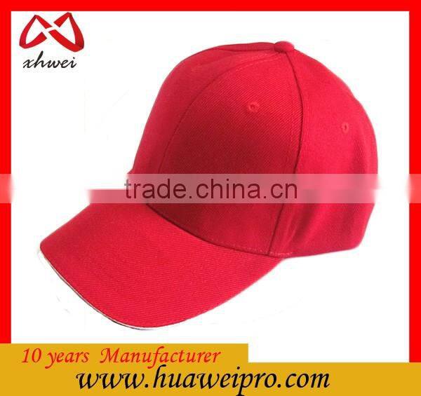 Variously Colors New Design No Logo Cotton 6 Panel Blank Golf Cap Custom