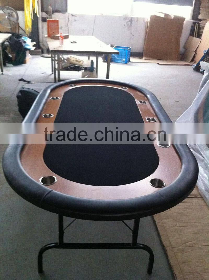 84 Inch Deluxe Folding Poker Table With Folding Steel leg