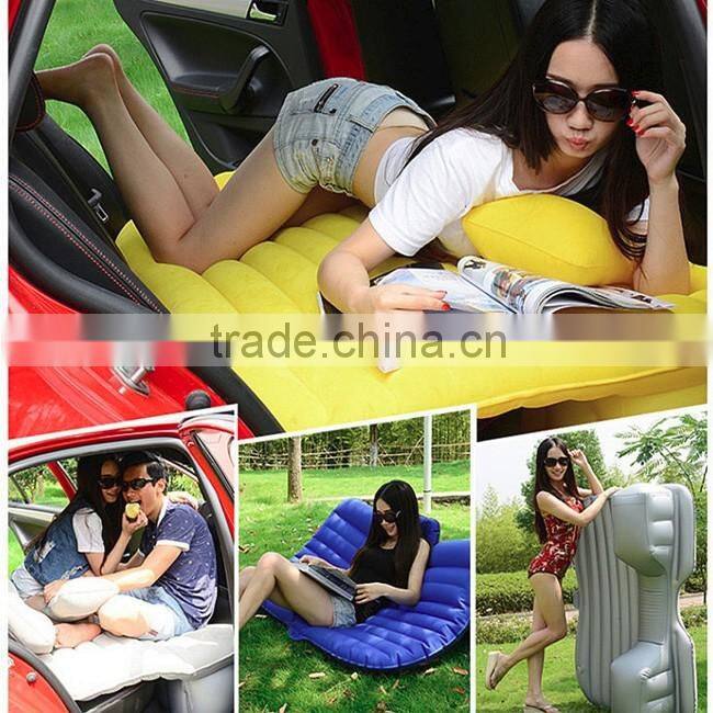 Inflatable car back seat air mattress , inflatable backseat car bed , air mattress for car
