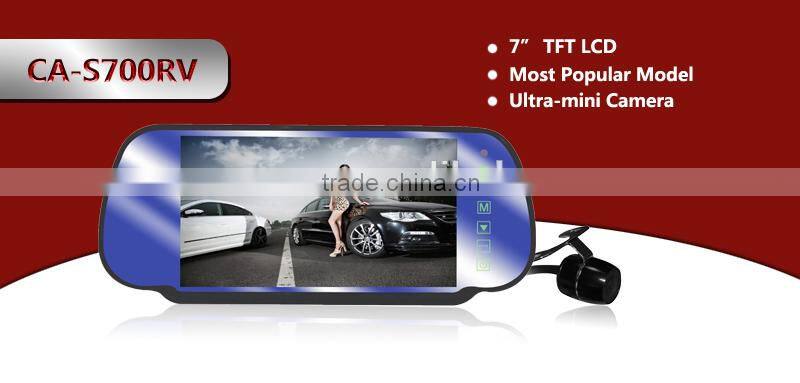 classic and popular 7inch rear view camera mirror