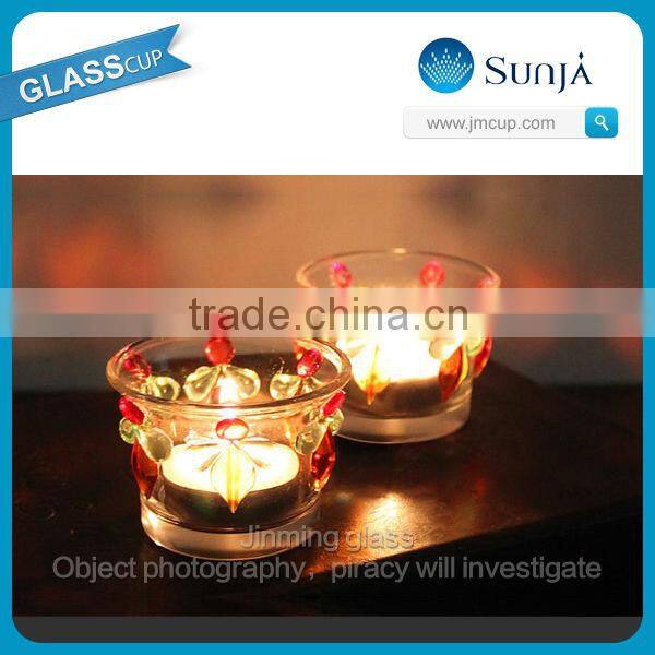 marry christmas tealight jeweled candle holder