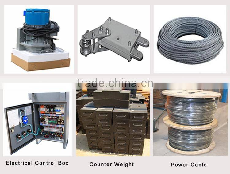 2016 ZLP800 construction Aluminum Alloy Suspended Platform