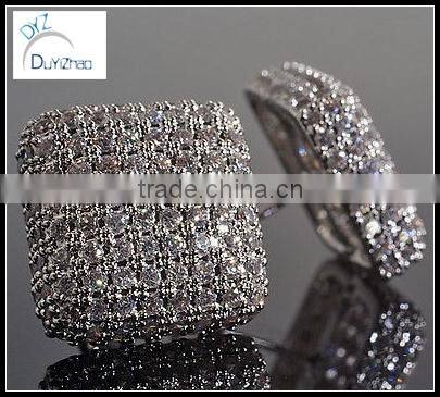 sterling silver cz earrings
