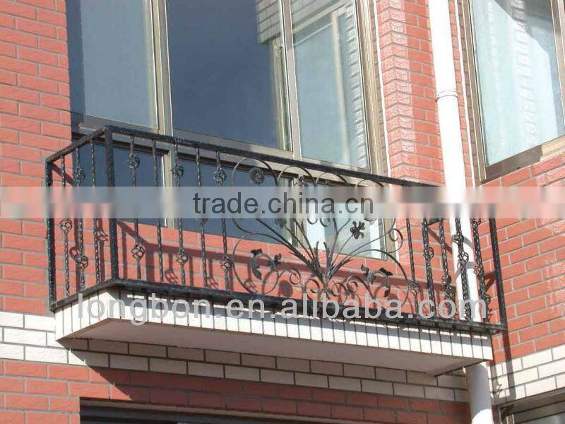 Top-selling classical wrought iron balcony grill designs