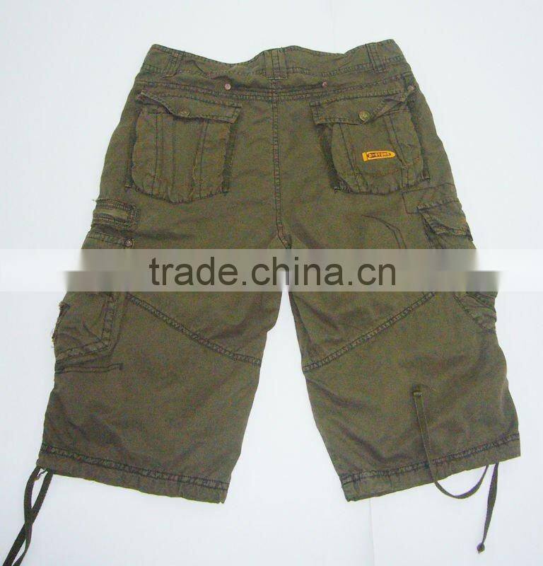 100% cotton mens short pants 2013 for summer