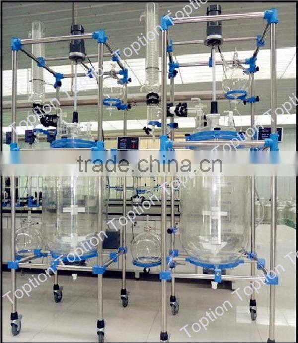 Cheapest high quality latest three layer glass reactor