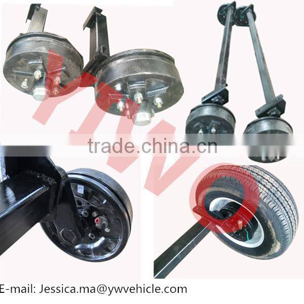 Heavy duty axle rubber torsion axle small trailer axle trailer stub axle