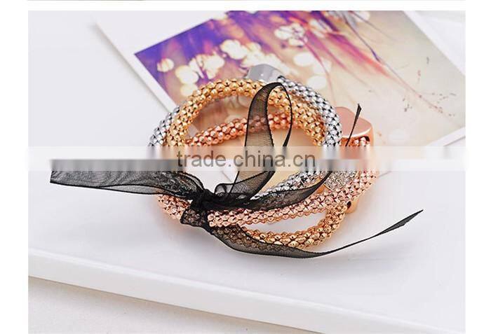 Factory wholesale environmental zinc alloy full created diamond heart pendant charm bracelet