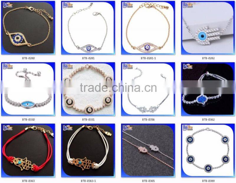 Alibaba Express Hamsa Hand Evil Eye Wire Cuff Bangle Bracelet, Custom Cheap Alloy Expandable Wire Evil Eye Bangle Bracelet