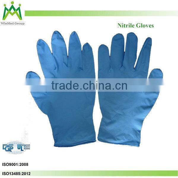 disposable nitrile exam gloves