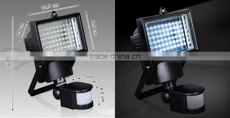 Garden Spotlights Light solar motion sensor security light 30W 60LED Solar led Flood Lighting