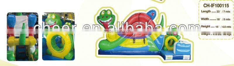 Cheer Amusement chidren indoor playground Inflatable sea turtle Fun City