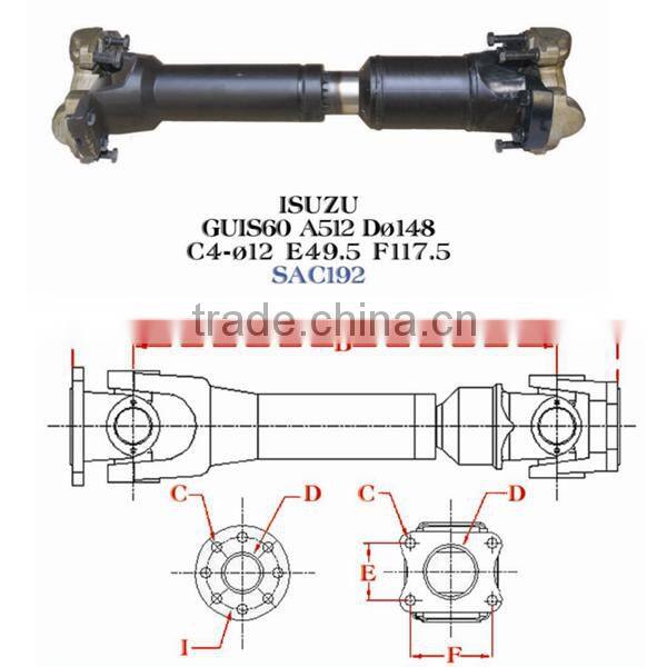 Isuzu GUIS60 Prop Shaft Ass'y