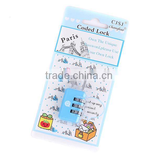 China Supplier High Quality Zinc Alloy 3 Digital Lock /Suitcase Combination Lock