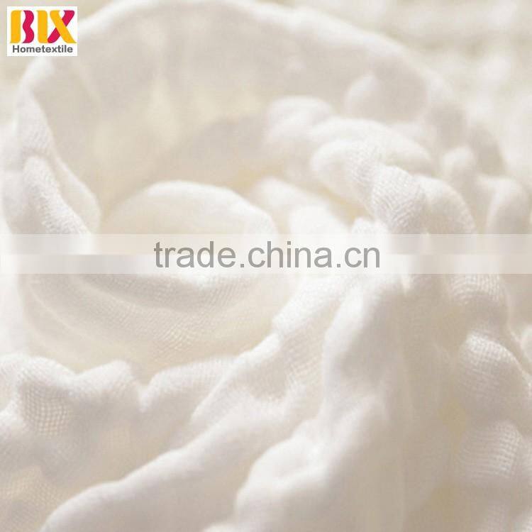 hebei textile cotton waffle texture elastic gauze blanket